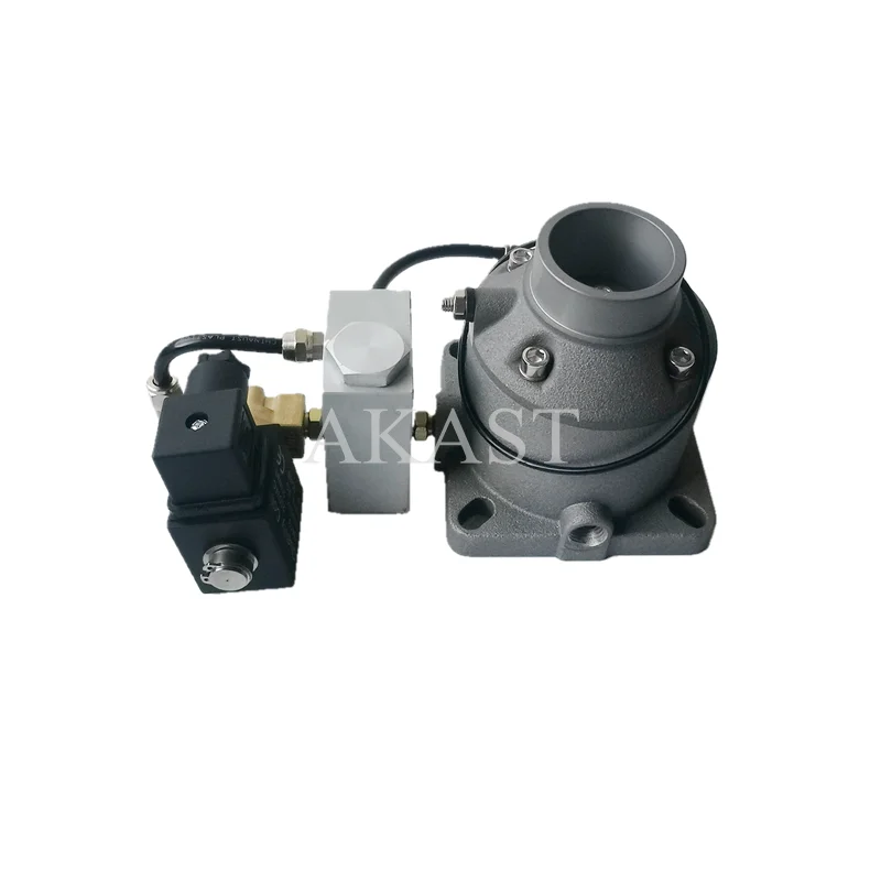 ICV-40 Intake Valve Assembly DN-40-E With 220V Solenoid and Vertical Block Fits Screw Air Compressor | Обустройство дома