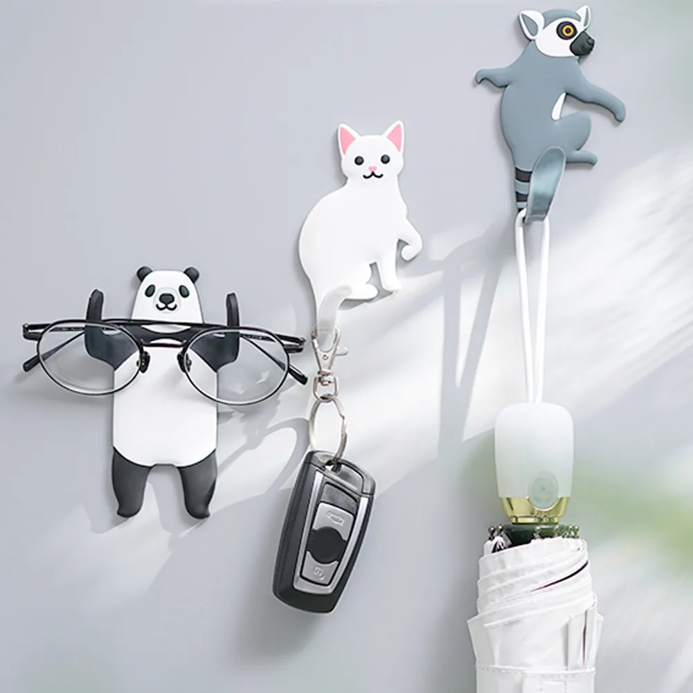 Комплект из 3 предметов одежда с принтом животными холодильник крючки станок и