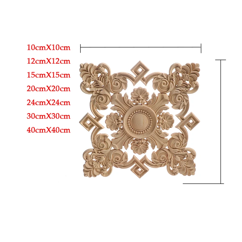 Деревянные Молдинги резьба по дереву дверная накладка аппликация деревянная