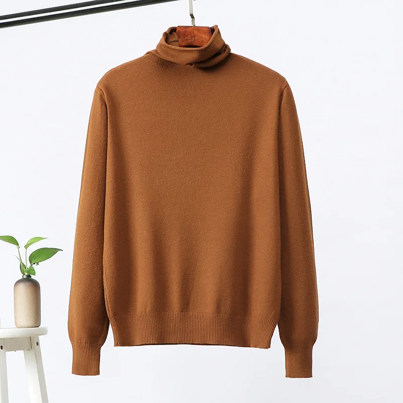 2019 Women Sweater Femme Autumn Turtleneck Long Sleeve White jumper Pullovers Tricot Pull | Женская одежда