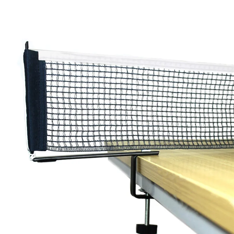 

Steel Fitness Sports Ping Pong Net With Clamp Post Clamp Posts Portable Table Tennis Net Set Iron Stand Flexible Ping Pong Net