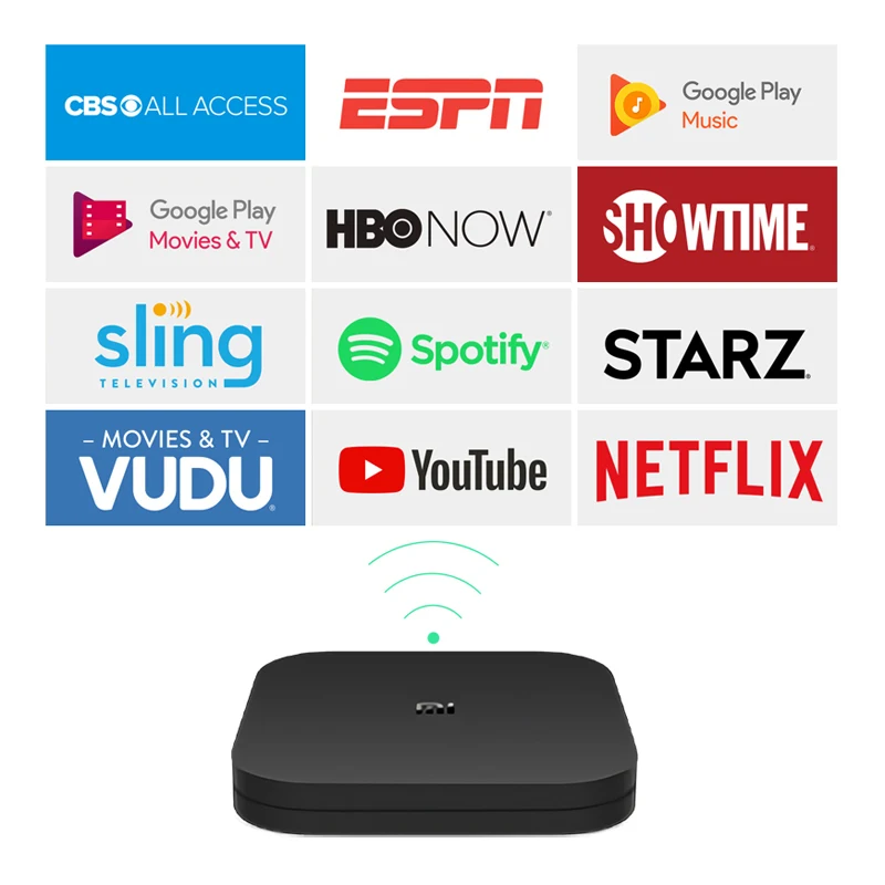Глобальная версия Xiaomi Mi TV Box S Android 8 1 4K HDR 2G 8G Wi Fi BT4.2 Google Cast Netflix Смарт ТВ ящик медиа