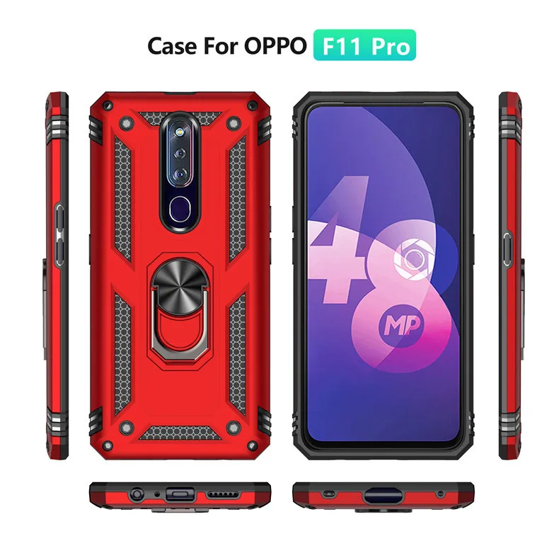 Car Magnetic Case For OPPO A37 A39 A57 A5 A3S A59 F1S A71 A77 F3 A83 F11 Pro R19 F5 R11S Plus R15 R17 Anti Drop Cover |