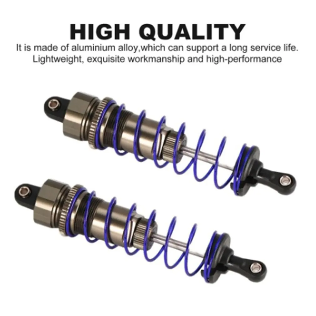 

2pcs Neutral 1/10 Metal Oil Pressure Adjustable Shock Absorber 105mm Metal Aluminum Alloy Front / Rear Shock Absorbers