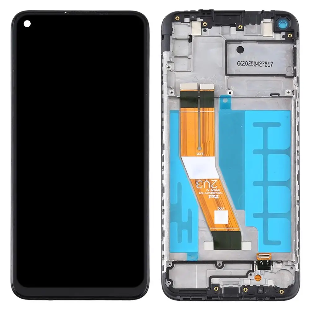 Для A11 ЖК-экран дигитайзер полная сборка с рамкой для Samsung Galaxy дисплей сенсорный