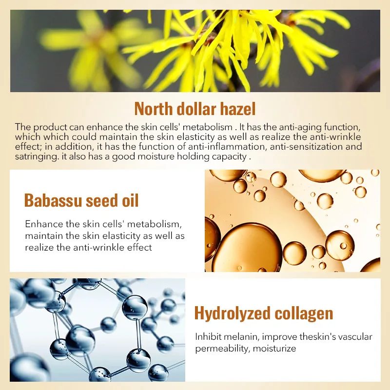 30 мл гиалуроновая кислота Усадочные поры лица сыворотка против старения