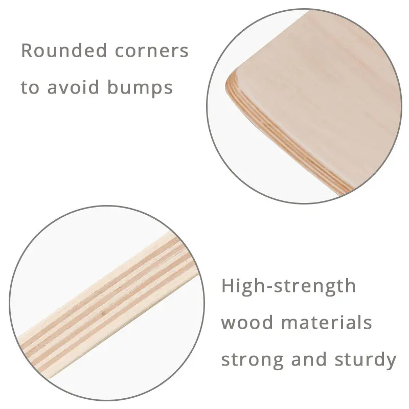 Детская деревянная доска для балансировки детская йога игры балансировочная