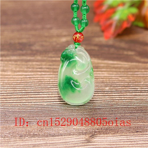 Натуральный Зеленый Изумрудный нефрит Pixiu кулон ожерелье Jadeite ювелирные изделия