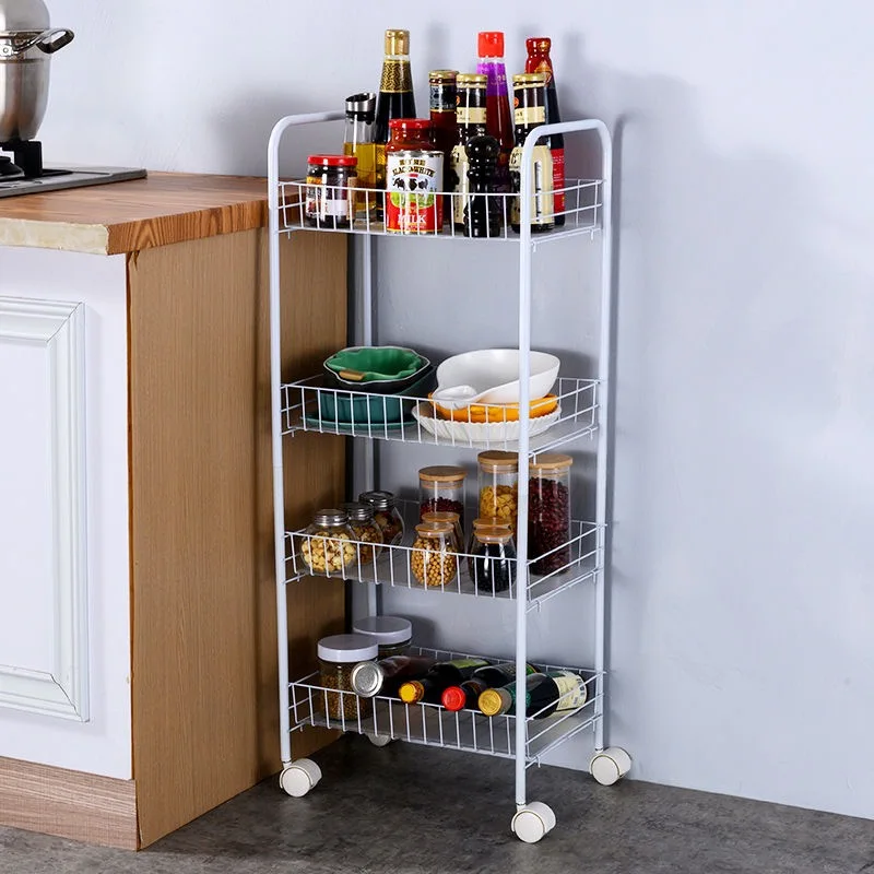 3 Tiers Movable Home Kitchen Organizer Rolling Tool Storage Racking Trolley Utility Carts | Дом и сад