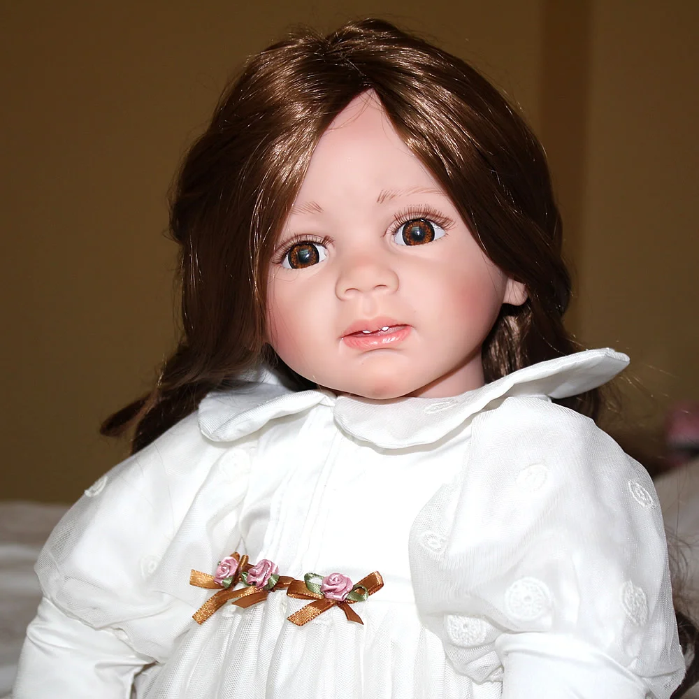 60 см силиконовые куклы Reborn 24 дюйма ручной работы реалистичные игрушки для