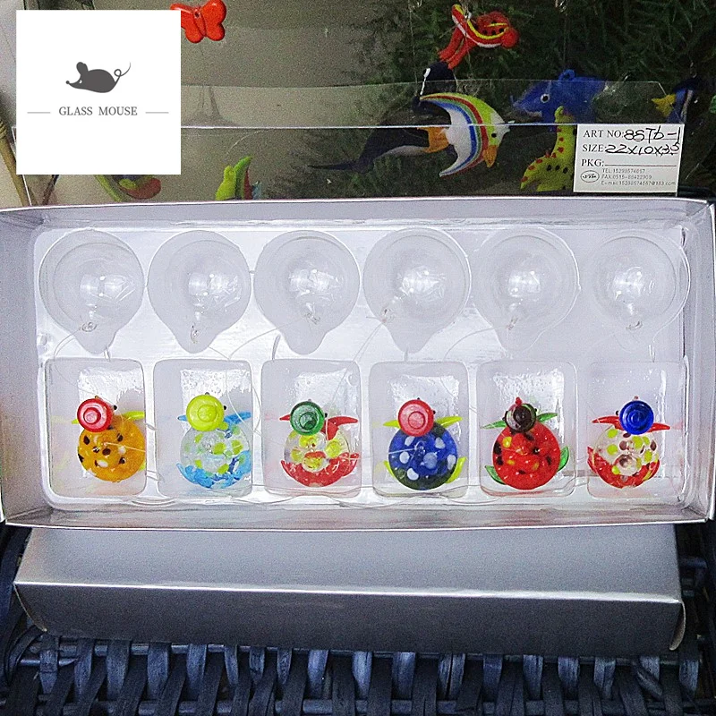 Новинка плавающая стеклянная черепаха искусственные миниатюрные статуэтки