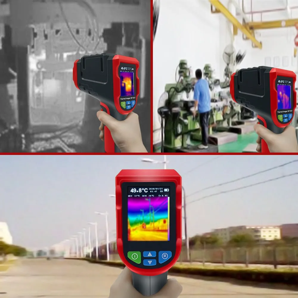 

Infrared Thermal Imager Camera Floor Heating Detector NF-521 Temperature Imaging Imager 200000 Pixels With 16GB TF Card