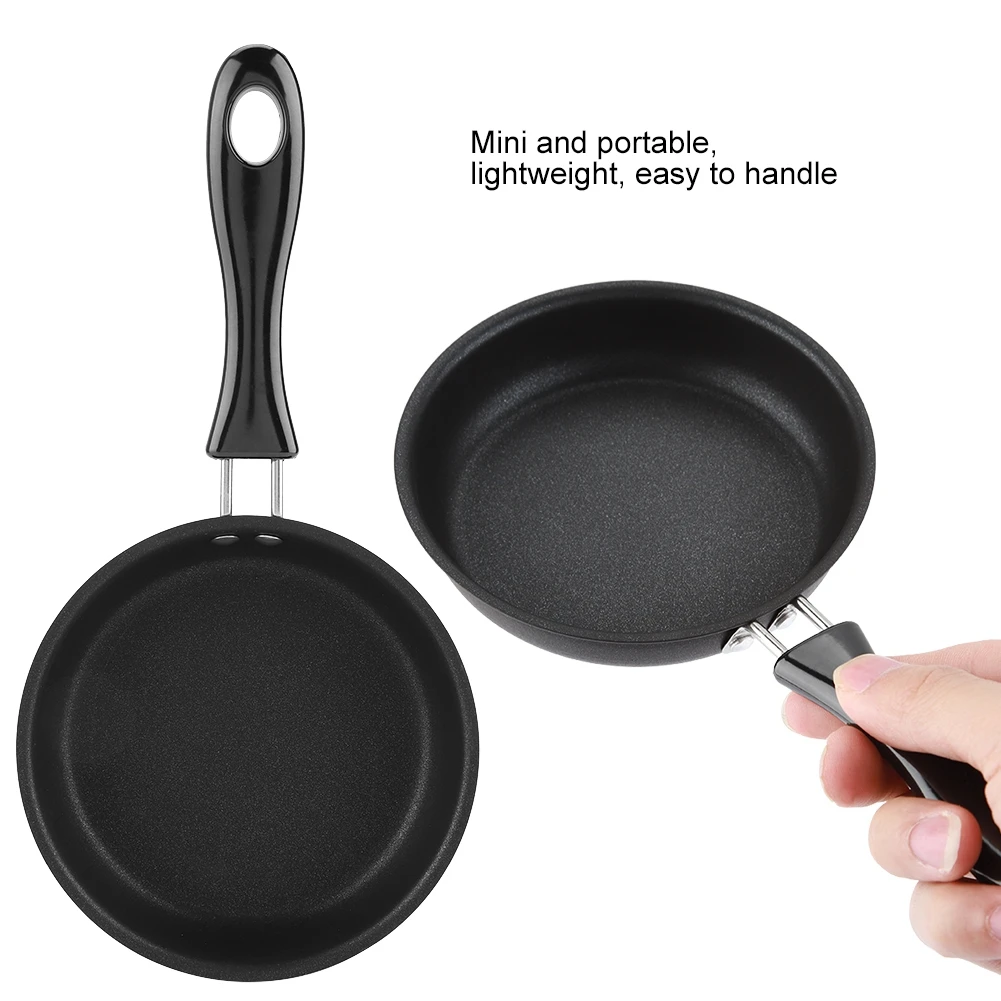 

Portable Mini Frying Dupont Coating Pan Poached Egg Household Small Kitchen Cooker Practical Nonstick Saucepan Breakfast Pot