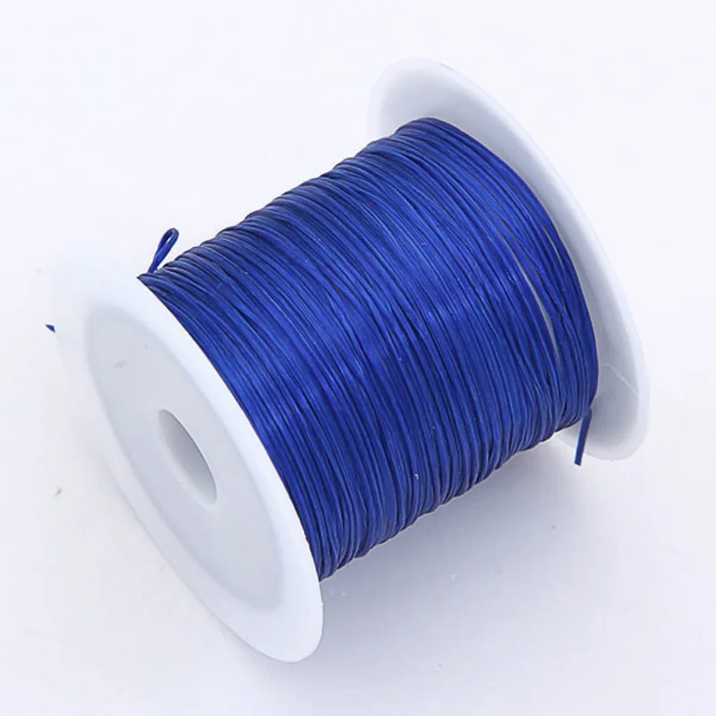 1 рулон 10 м 0 6 мм цветной эластичный Круглый кристаллический шнур для ювелирных