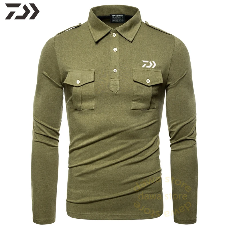 Мужская рыболовная рубашка с длинным рукавом одежда для рыбалки Мужские дышащие