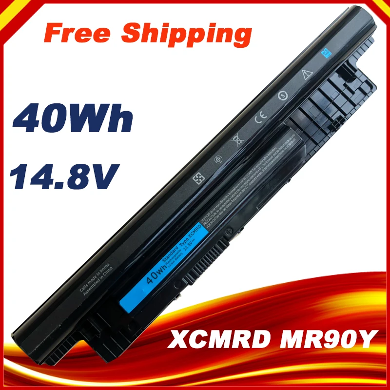 14 8 в 40 Втч/4 ячейки Новая батарея XCMRD для ноутбука Dell Inspiron 3421 14R 5421 3521 5521 3721 15