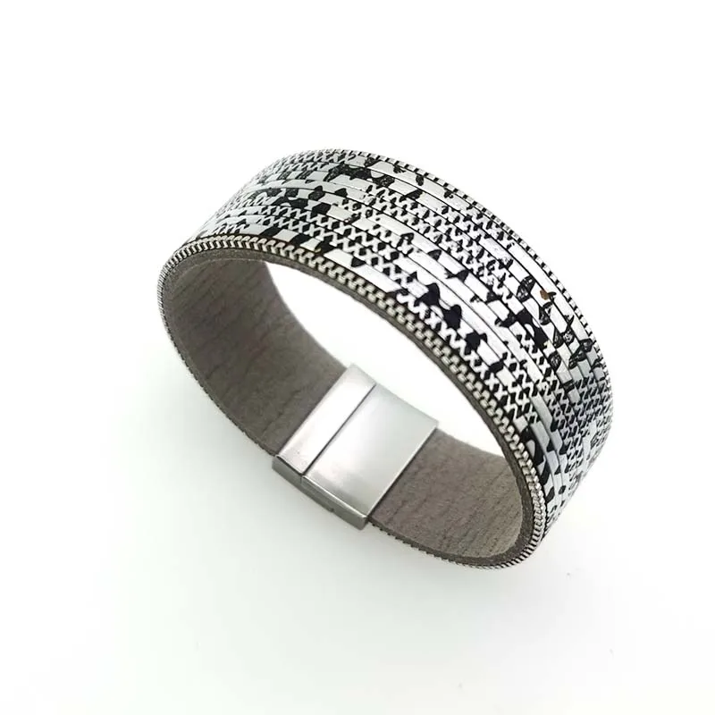 Новые модные Многослойные женские кожаные браслеты для женщин винтажные