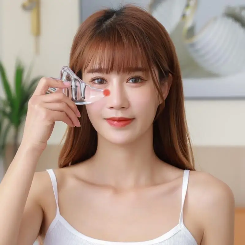 

Horn Crystal Gua Sha Board Plate Transparent Massage Scrapers Tool for Face