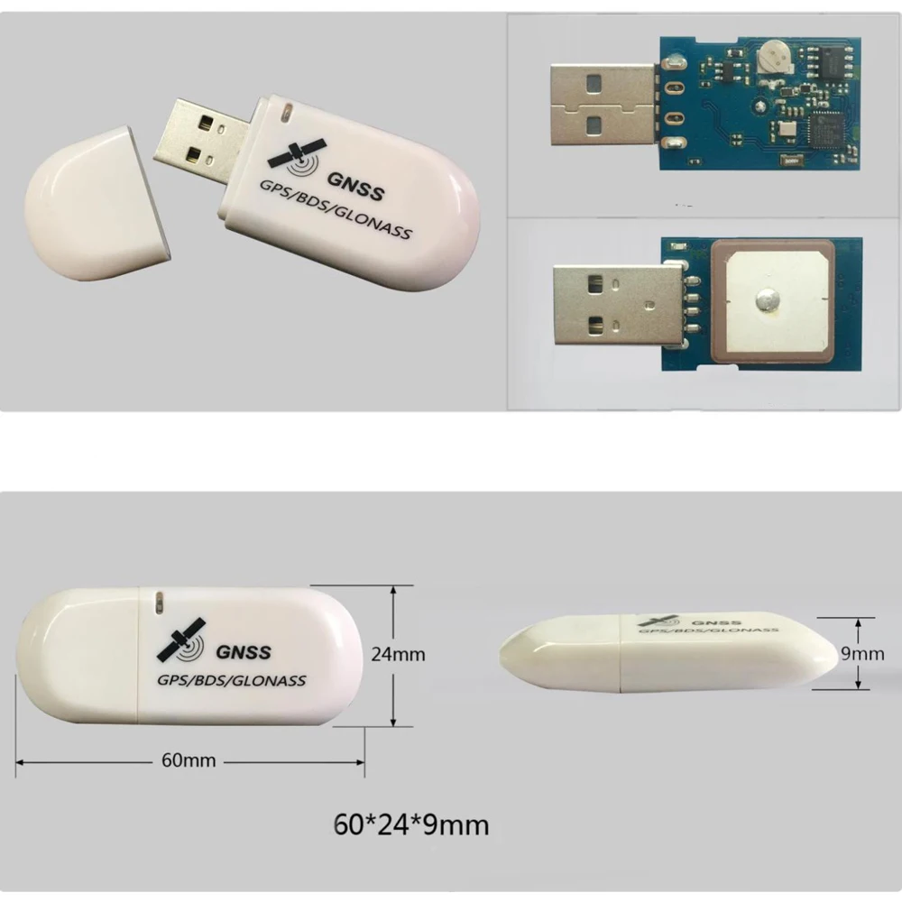 RCmall 5 шт. USB GPS приемник модуль GNSS GLONASS антенна для ноутбука ПК планшета