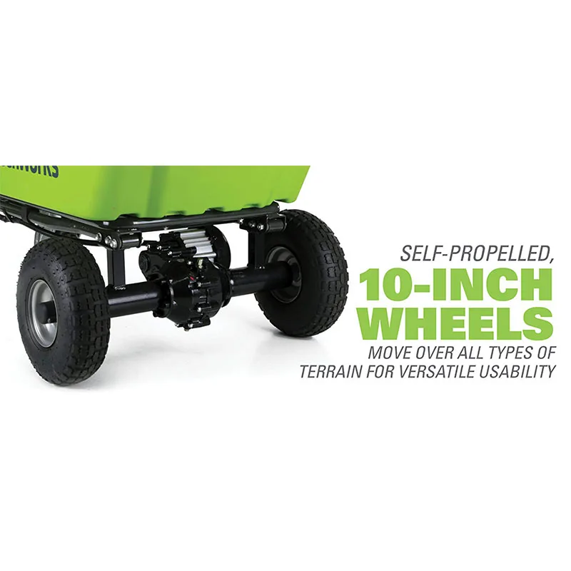 Greenworks Gc40l00 G-Max 40v самоходная садовая корзина устойчивая к ржавчине ванна с