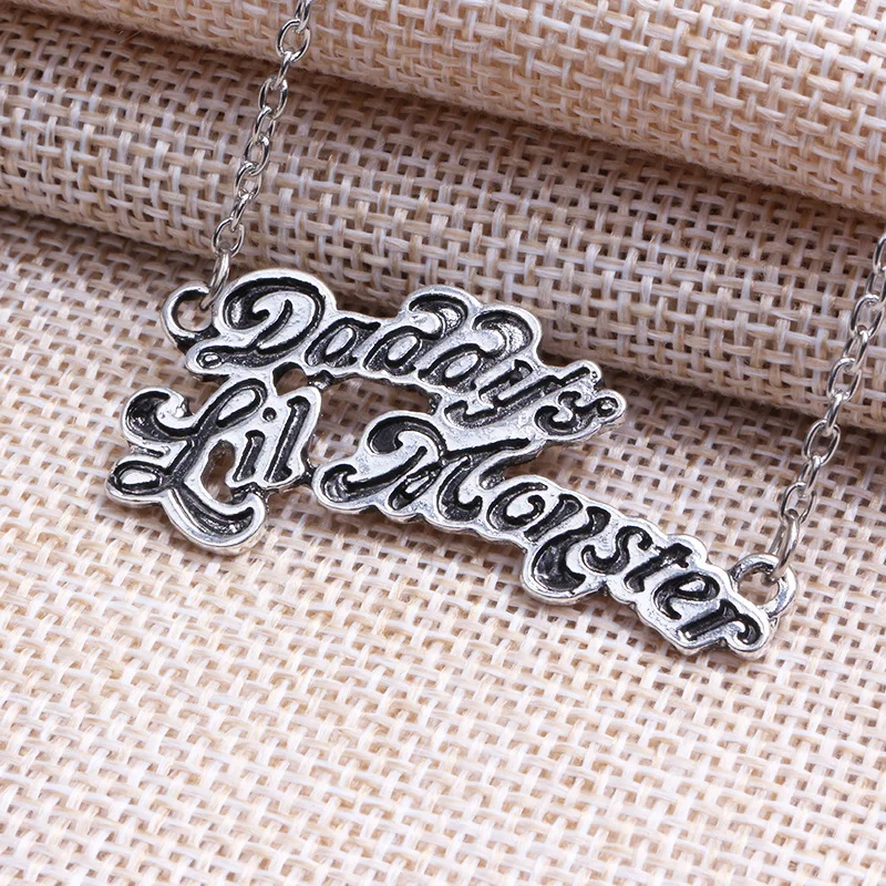 Косплей ожерелье отряд самоубийц Харли Квинн хип хоп Уличная мода с надписью