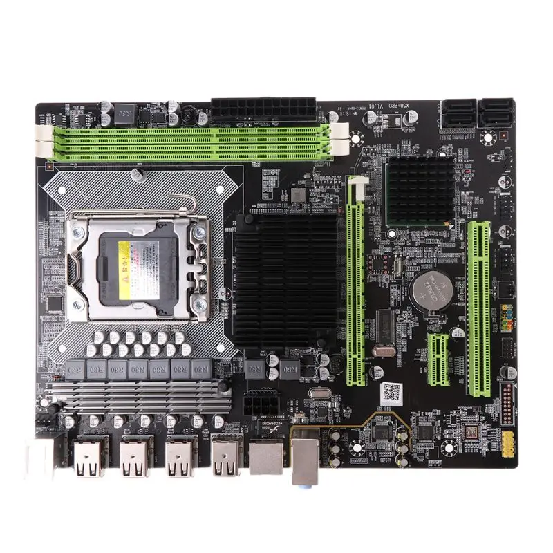 Новая материнская плата X58 LGA 1366 LGA1366 DDR3 слот для настольного ПК компьютера ECC REG RAM