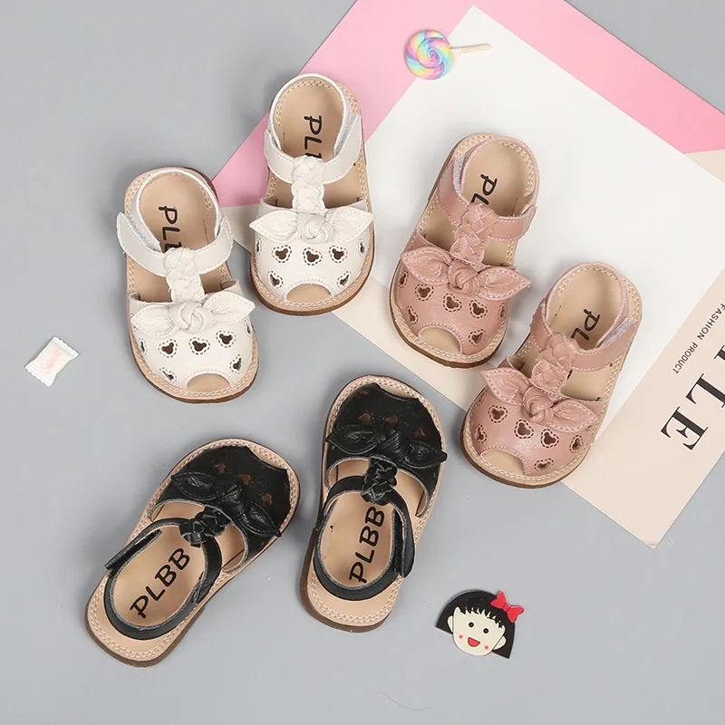 Мягкие сандалии для маленьких девочек летняя новая обувь малышей принцессы