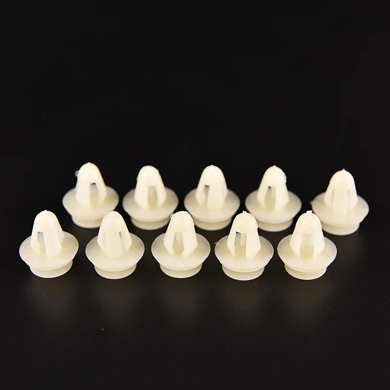 

10Pcs General Rivets 8 mm Beige Vehicle Car Hole Plastic Fastener Door Clips Car Interior accessories
