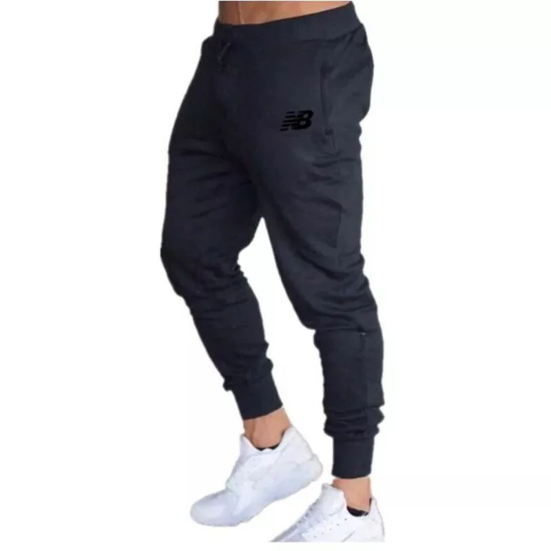 

Men's hot new brand fitness jogging pants men's Gym Fitness Training cotton pants fashion printing leisure sports jogging pants