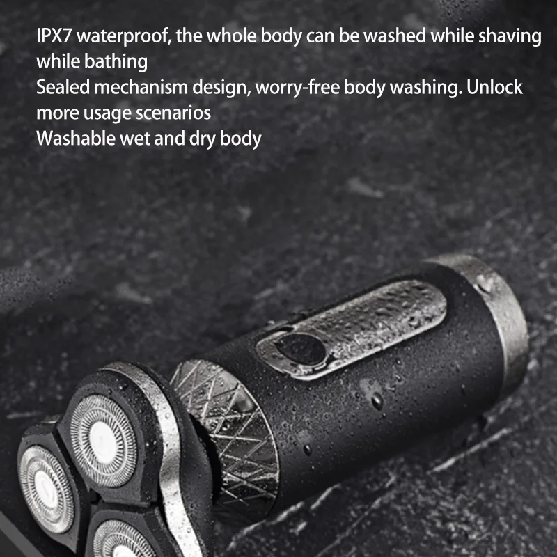 

Fast Charging Electric Shaver, Rechargeable Full-Body Flushing Intelligent Digital Display Shaver, Multi-Function Shaver