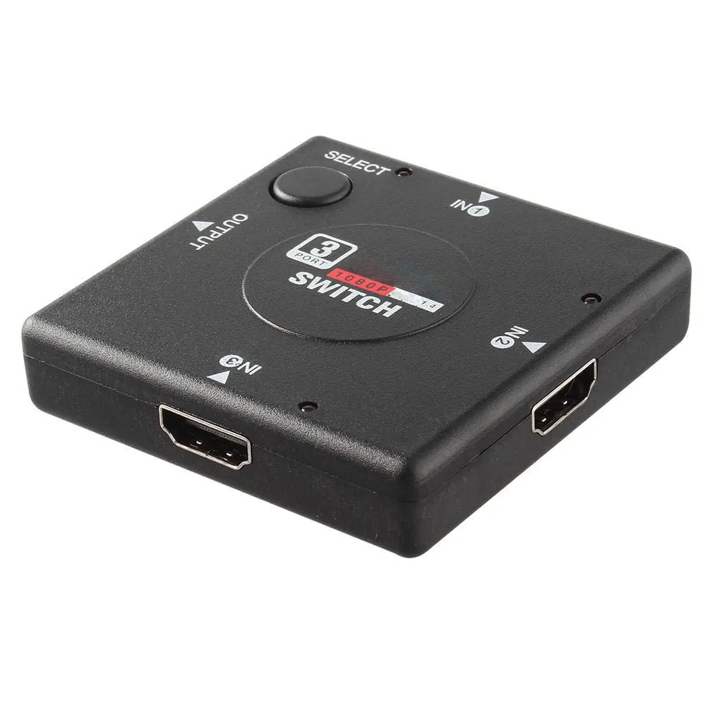 

Switch High Definition 3 Port HDMI-Compatible Switcher HDMI-Compatible Splitter HDTV HD DVD 1080P Vedio Adaptor Suitable ForPS3