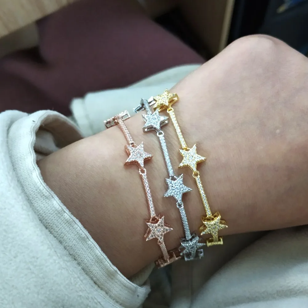 Новый женский браслет для девочек простой позолоченный шикарный трендовый