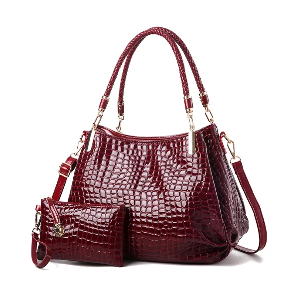 

New Style Fashion Autumn Winter Bumps Into Color Middle-Aged Mother Single Shoulder Slanting Cross Hand Large Capacity Bag