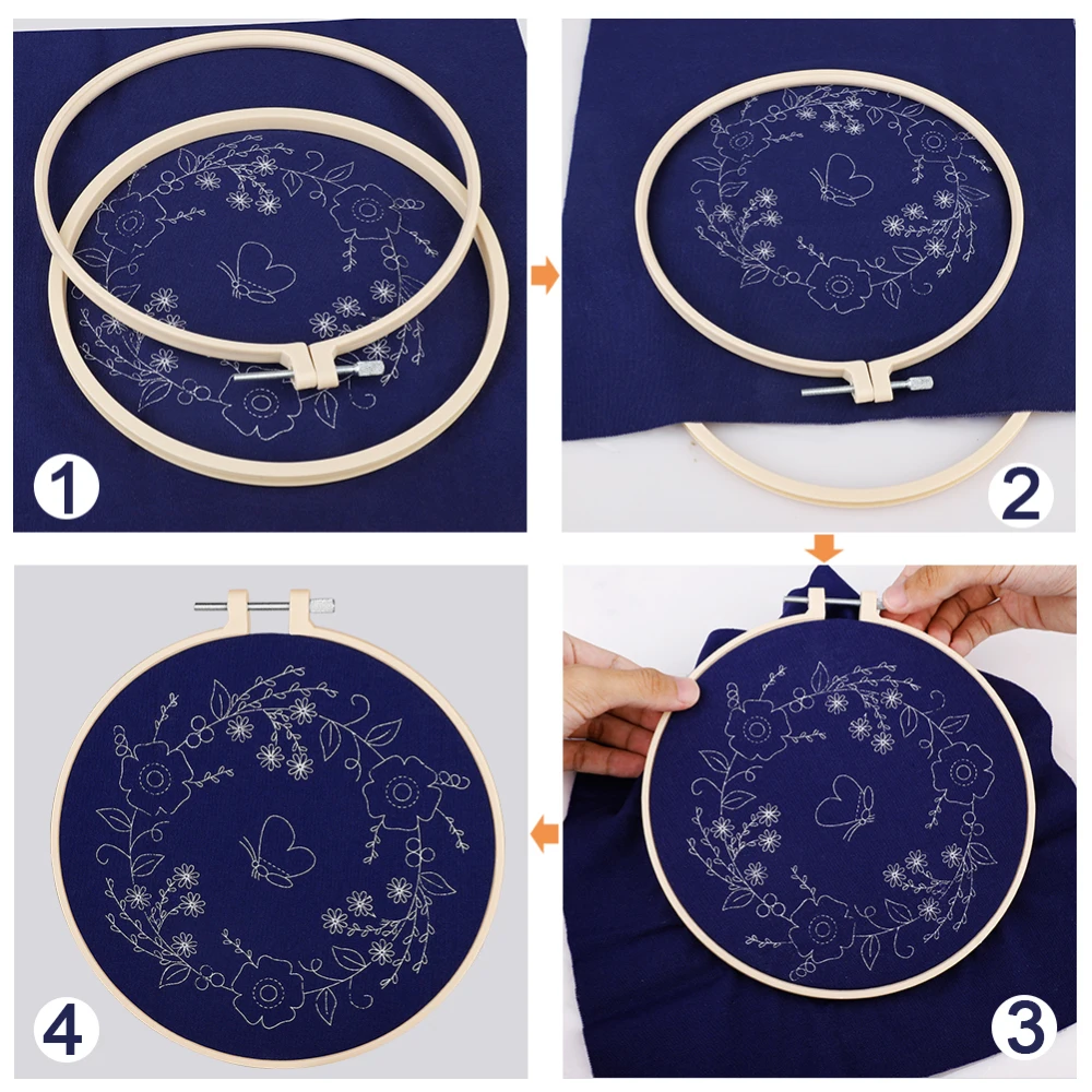 DIY вышивка ручной работы для начинающих крестиком набор стартовый Цветочная