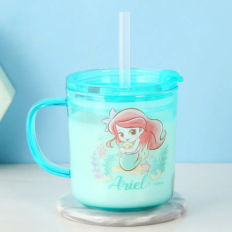 Disney чашки с милым рисунком Минни Микки Мышь кружка непроливайка для детей платье