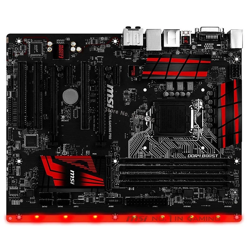 Материнская плата DDR4 для MSI H170A GAMING PRO LGA 1151 2133 МГц 64 ГБ Core i7 i5 i3 CPU PCI-E 3 0 USB3.0 ATX |