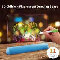 3d colorful digital graphics tablet with pen notebook kids christmas birthday graphic tablet for drawing children anime comics