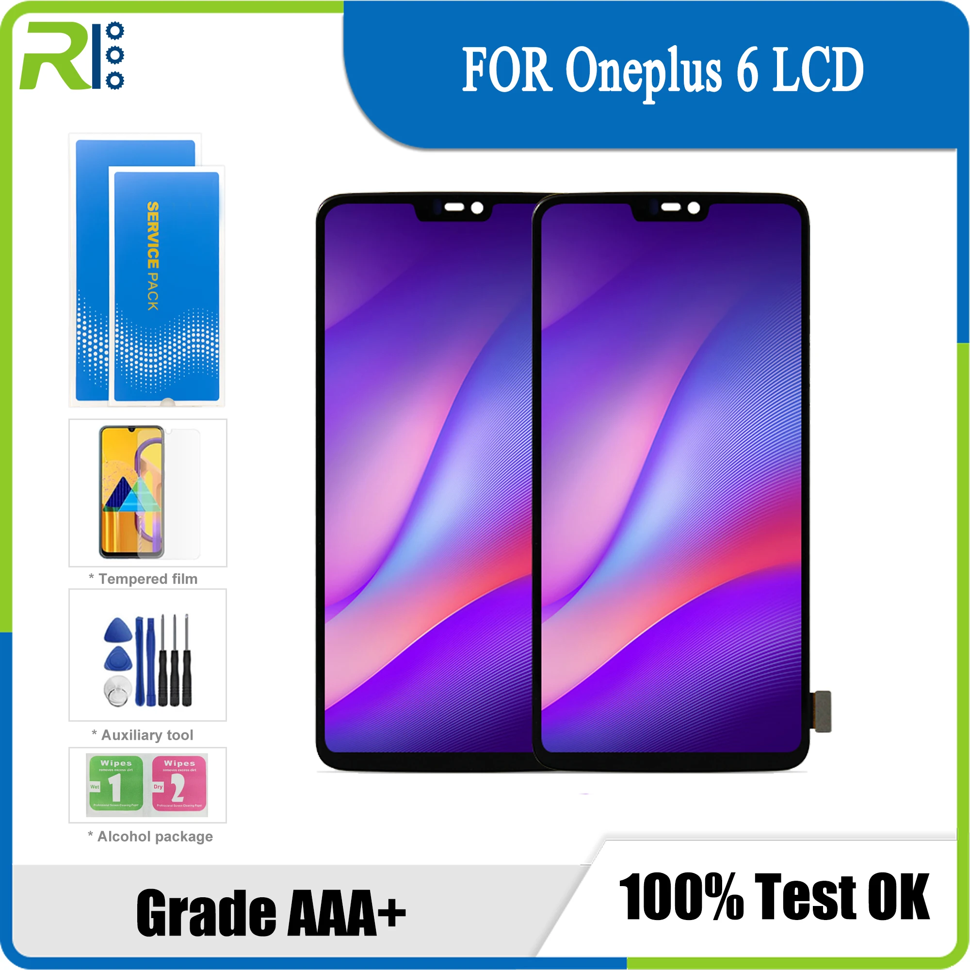 

6,28 супер Оригинальный сенсорный ЖК-экран для Oneplus 6, дигитайзер, дисплей, эргономичный монтаж, с принтом Rahmen для 1 + 6 дисплеев