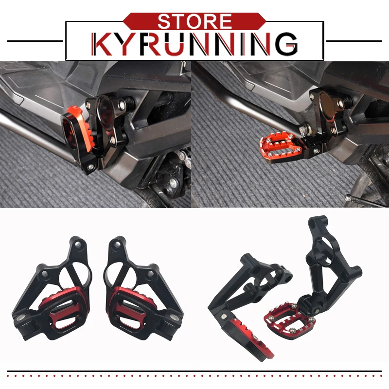 For X-ADV XADV X ADV 300 750 1000 2017-2019 Motorcycle accessories Folding Rear Foot Pegs Footrest Passenger | Автомобили и
