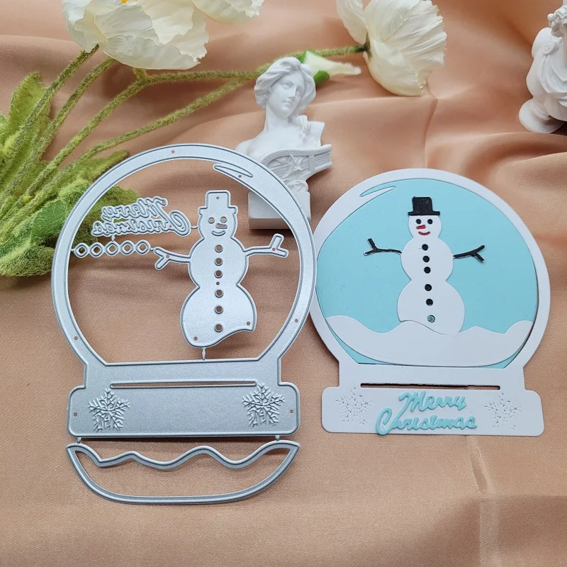 

Snowman Metal Cutting Dies for DIY Scrapbooking Album Paper Cards Decorative Crafts Embossing Die Cuts