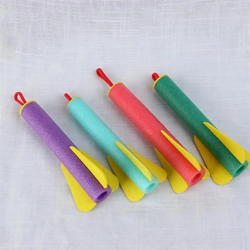 6 шт. игрушечные ракеты рогатки летающие игрушки EVA пенная ракета интересные флеш