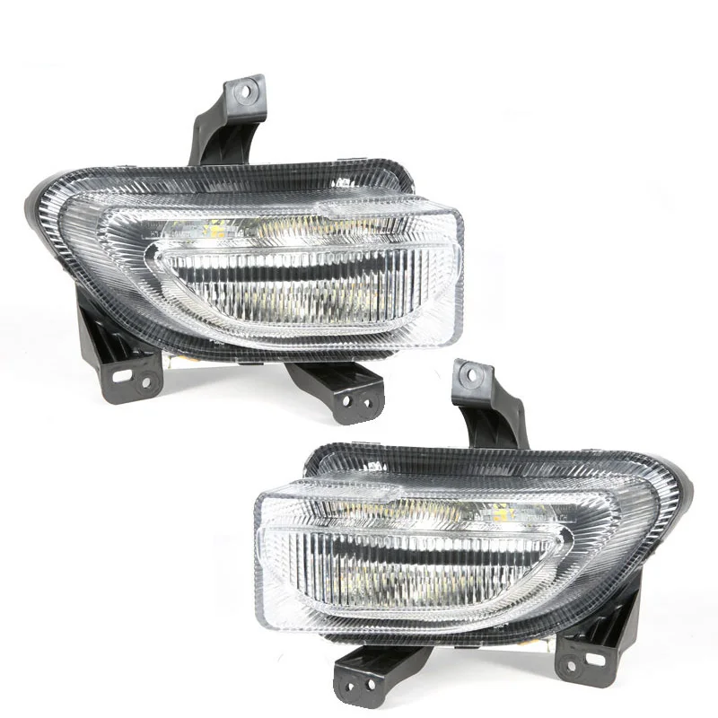 

Clear Lens Switchback LED Daytime Running Lamp For Jeep Renegade 2015-2018 High Power LED White DRL Amber Turn Signal Lamps