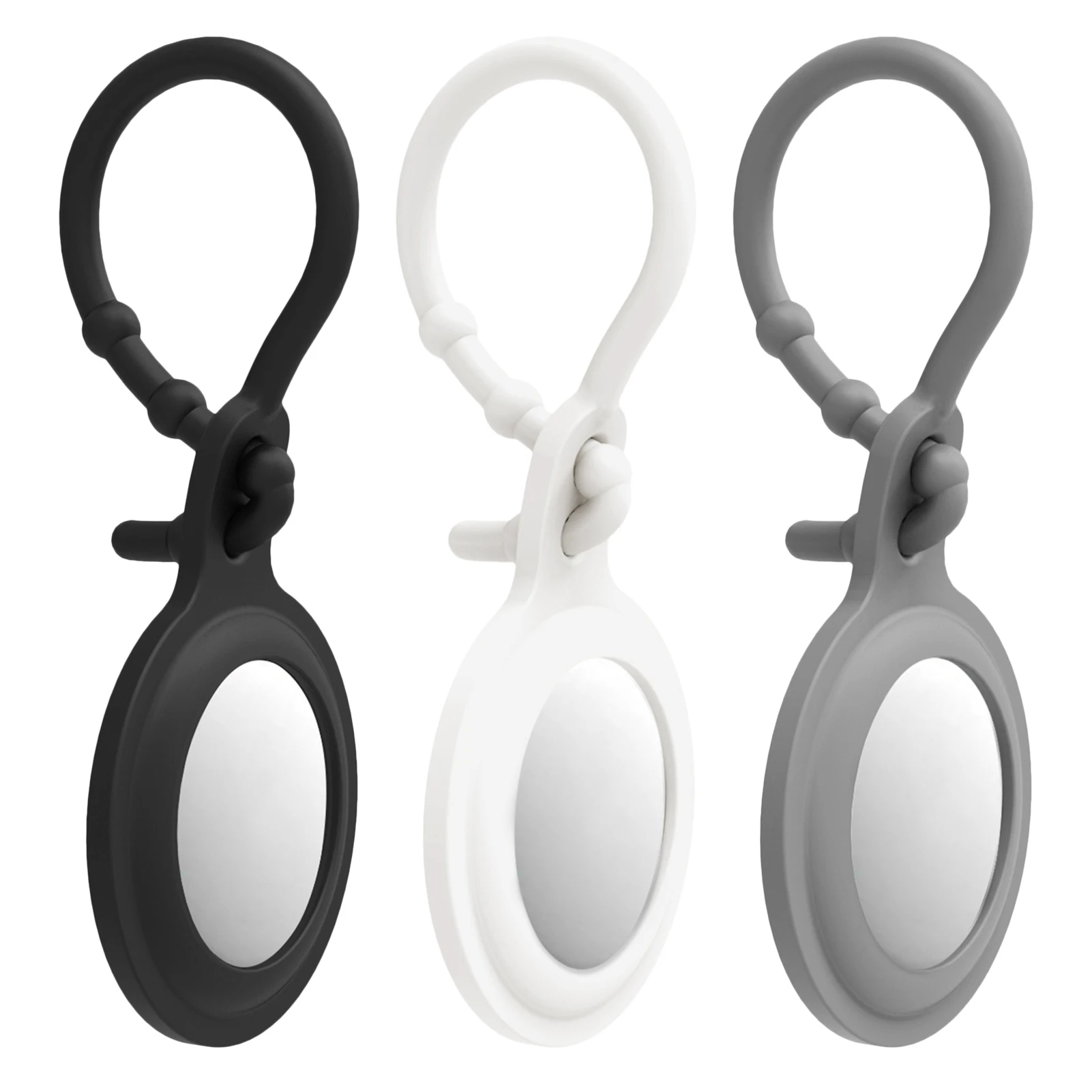 

Soft Liquid Silicone Protective Cover Case For Airtags Protector For Apple Air Tag Locator Tracker Anti-lost Protective Sleeve