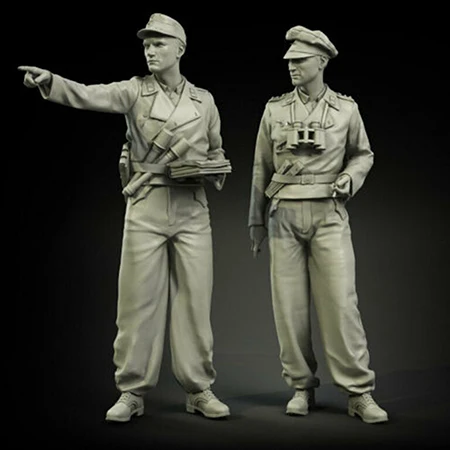 

1/35 ancient Close Combat Officers Set include 2 Resin figure Model kits Miniature gk Unassembly Unpainted