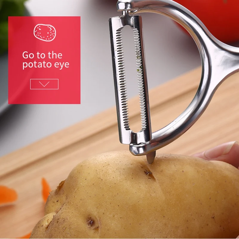 Овощечистка фруктов из нержавеющей стали супер острое картофельное устройство