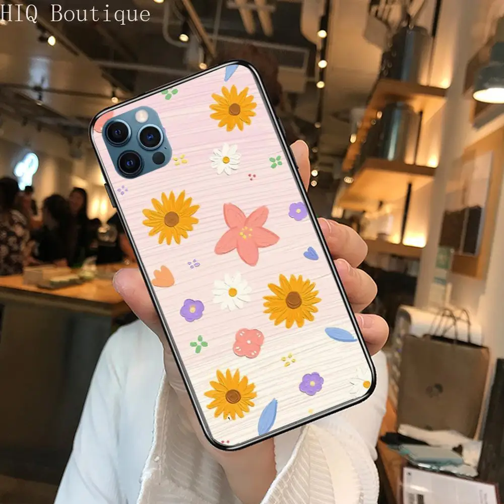

Durable Style Phone Case cover For iphone 12 pro max 11 8 7 6 s XR PLUS X XS SE 2020 mini black cell shell
