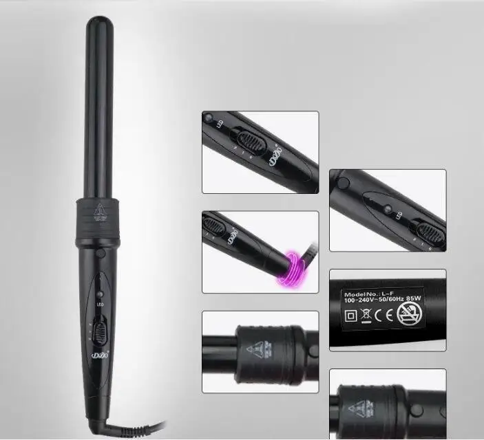 Щипцы для завивки волос 5 в 1 профессиональные щипцы гофре 9-32 мм - купить по