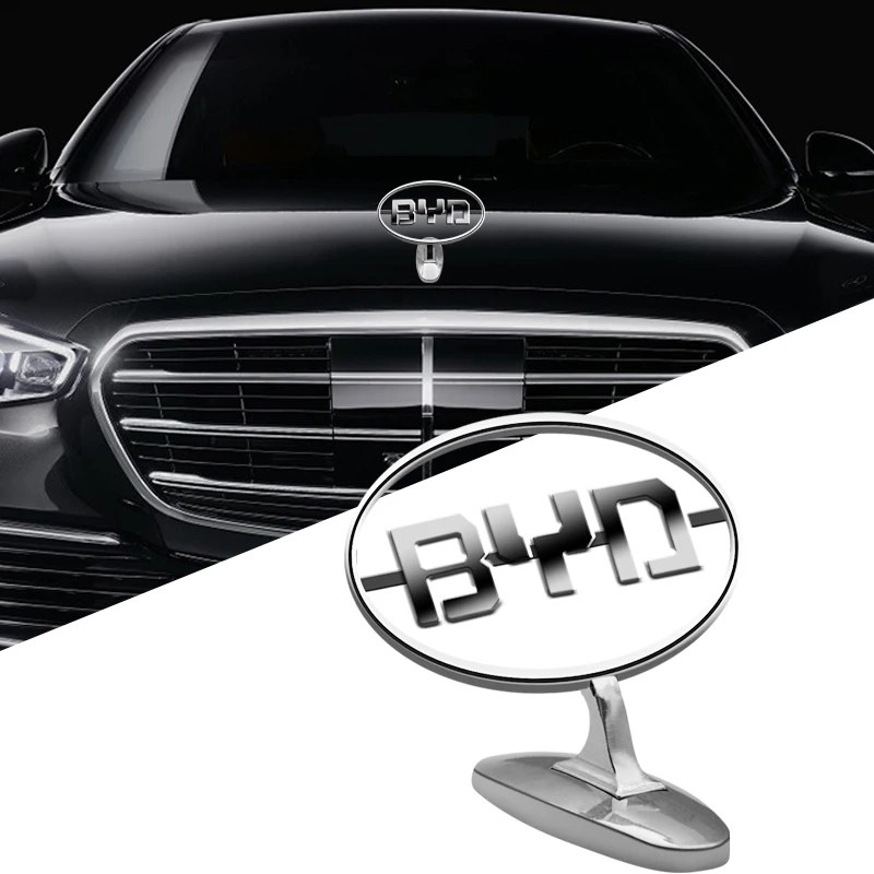 

1pcs Car logo stereoscopic decoration front labeling metal 3D stereo For BYD all Model F3 F6 F0 S6 S7 S8 M6 G3 G5 G7 E6 L3 2021