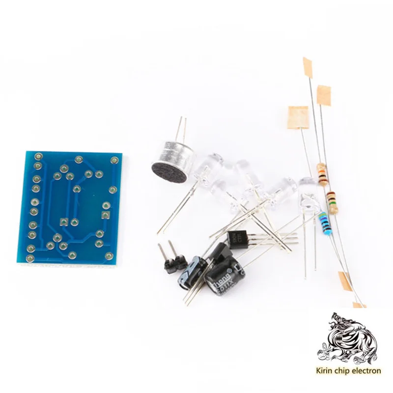 

5PCS/LOT Audio LED Melody Lamp Electronic Production Kit Audio Electronic DIY Fun Production Kit