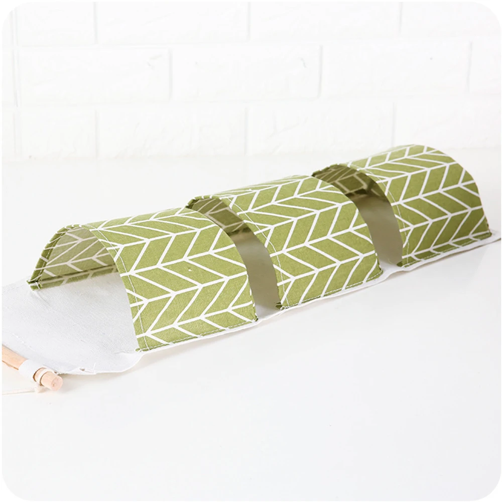 3 кармана настенный дверной подвесной мешок для хранения хлопковый льняной шкаф